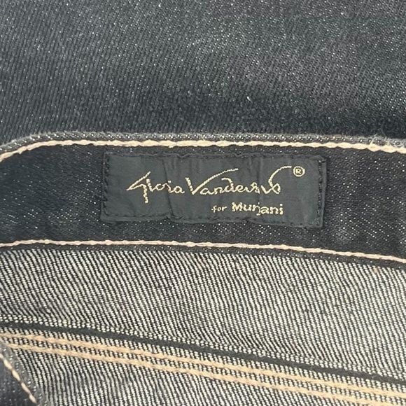 Gloria Vanderbilt For Murjani Black Straight Leg Jeans Size 14 Women’s - Picture 2 of 5